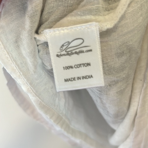 Adorable Roberta Roller Rabbit Printed Cotton Sleeveless Mini Dress - Picture 9 of 10